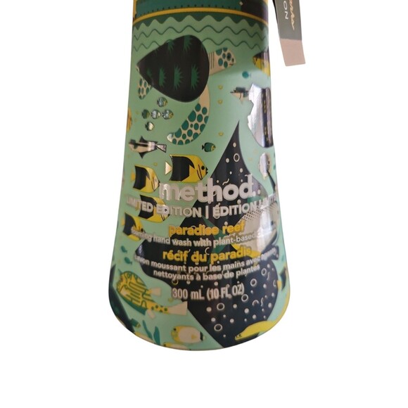 2 bottles -Foaming Hand Soap Method Ltd Edition Paradise Reef Plant Based 10 Oz - Picture 2 of 4